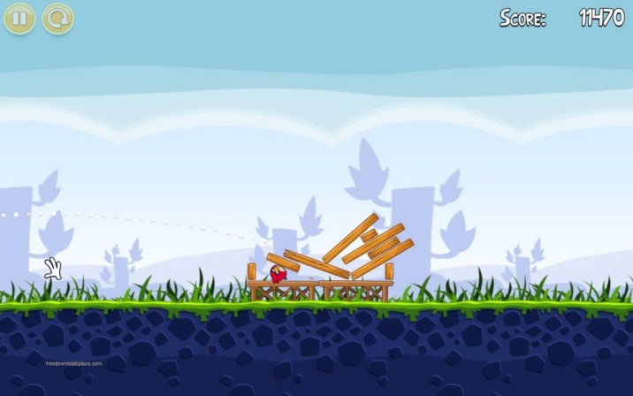 Screen Shots Of  Angry Birds Game Download for pc