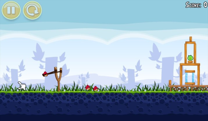 Screen Shots Of  Angry Birds Game Download for pc